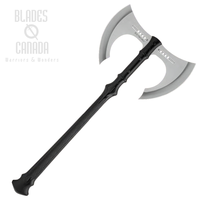 United Cutlery Honshu Executioner Axe, Stainless, Nylon Handle, Leather Belt Sheath, UC3604